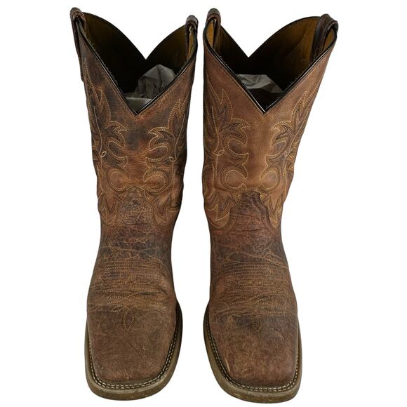 Laredo Men\'s‎ Durant Boots Brown Leather Size 12D Western Barn Work Boots main image 9